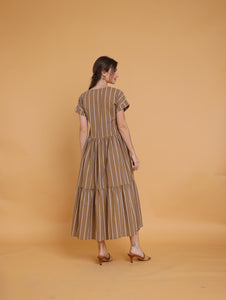 Brown: Berta Maxi Dress