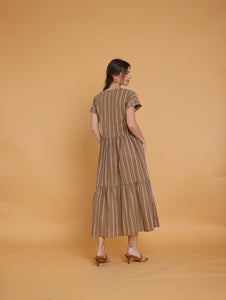 Brown: Berta Maxi Dress