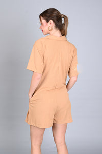 Ribbed Comfort: Rena Romper