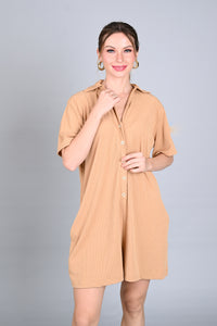 Ribbed Comfort: Rena Romper