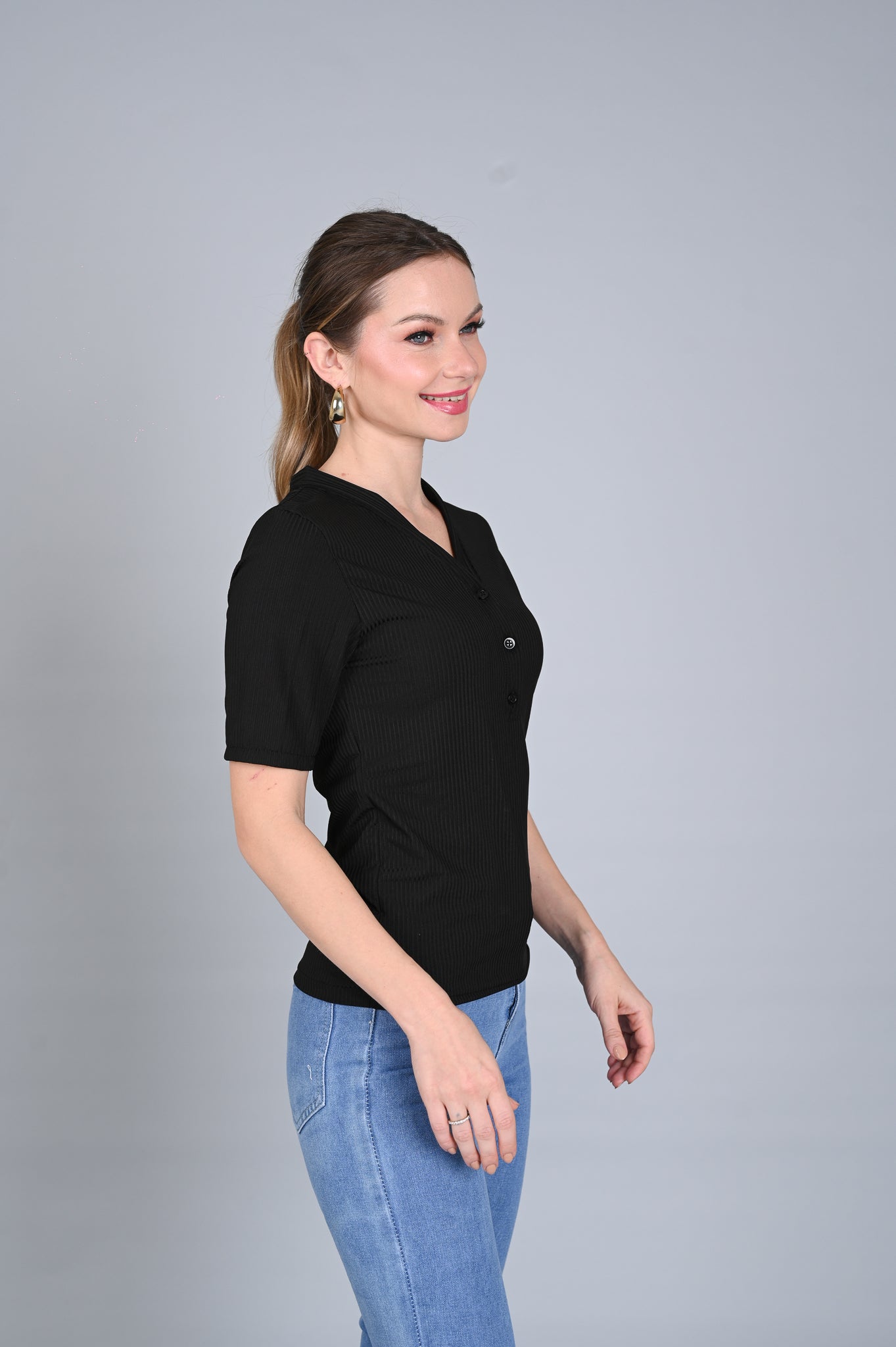 Ribbed Comfort: Paloma Top