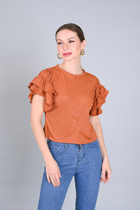 Ribbed Comfort: Salome Top