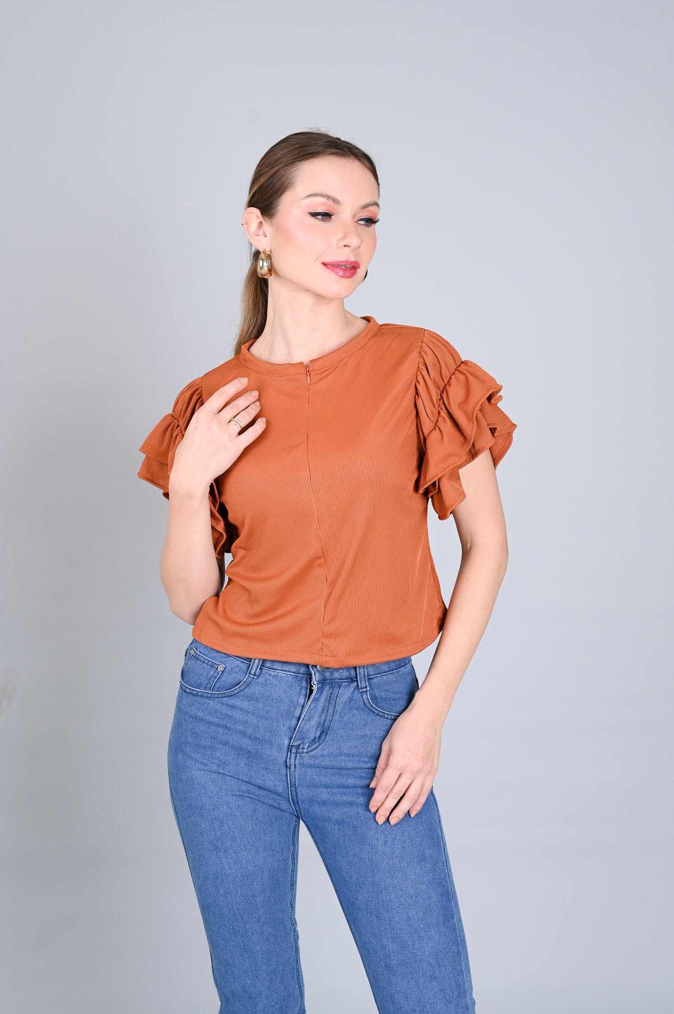 Ribbed Comfort: Salome Top