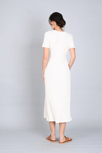 Ribbed Comfort: Lana A-Line Dress