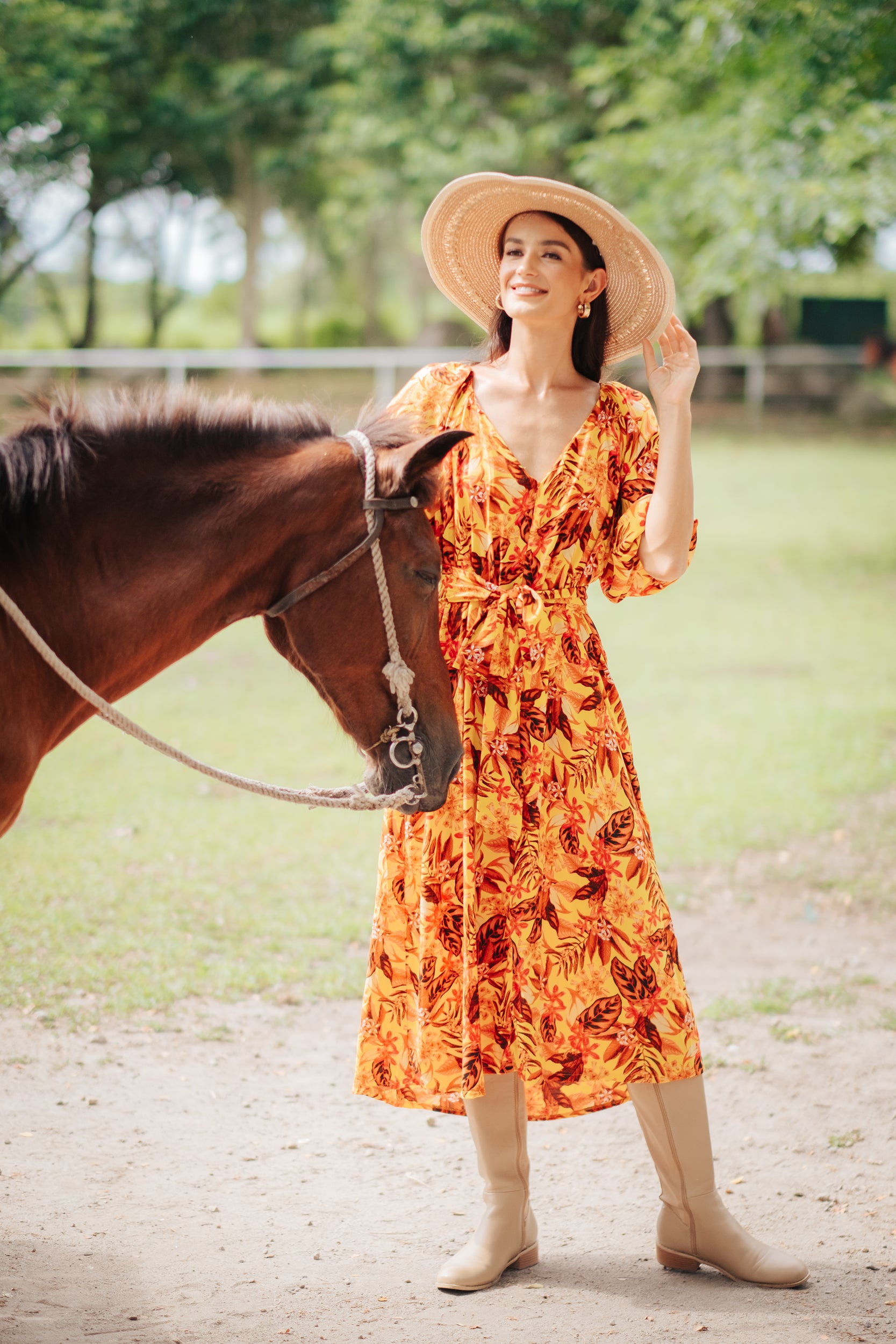 Jenny Premium Breastfeeding Dress: Camille Maxi Floral Dress