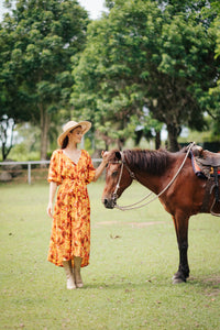 Jenny Premium Breastfeeding Dress: Camille Maxi Floral Dress